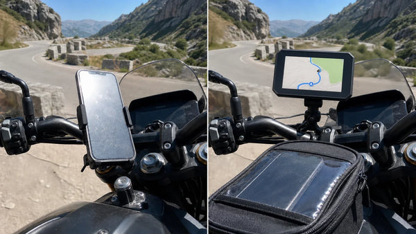 SP Connect Phone Mounts vs. a Dedicated Display: What Riders Should Know