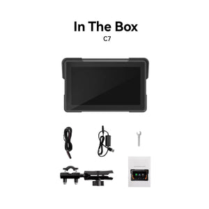 aoocci-c7-motorcycle-screen-package-list